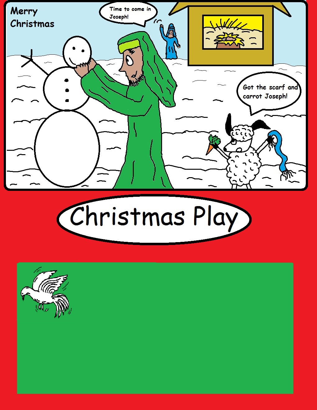 Printable Christmas Play Invitations For Church